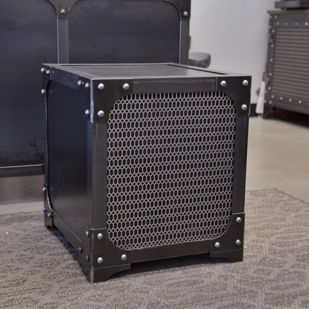 Subwoofer Cover End table โ Modern Industrial Furniture