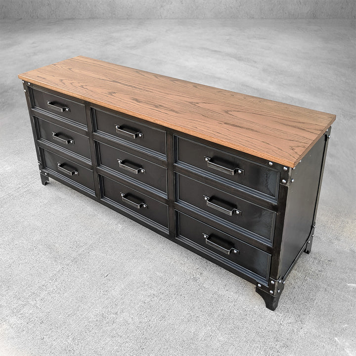 black industrial dresser GrandView 9-Drawer MDSOTHER Atria Signature Colors:Burgundy the Reid dresser is Stelle Women's Bootcut Dress