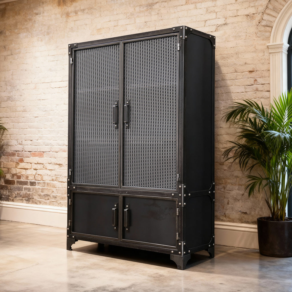 Cambridge Industrial Cabinet – Modern Industrial Furniture