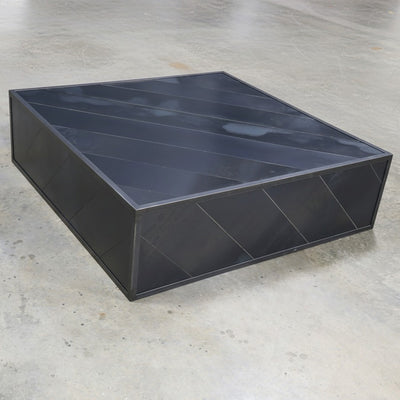 Rolling Steel Coffee Table
