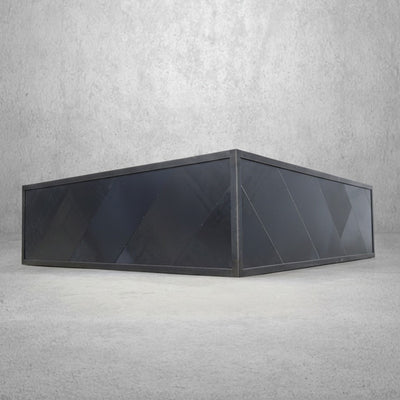 Rolling Steel Coffee Table
