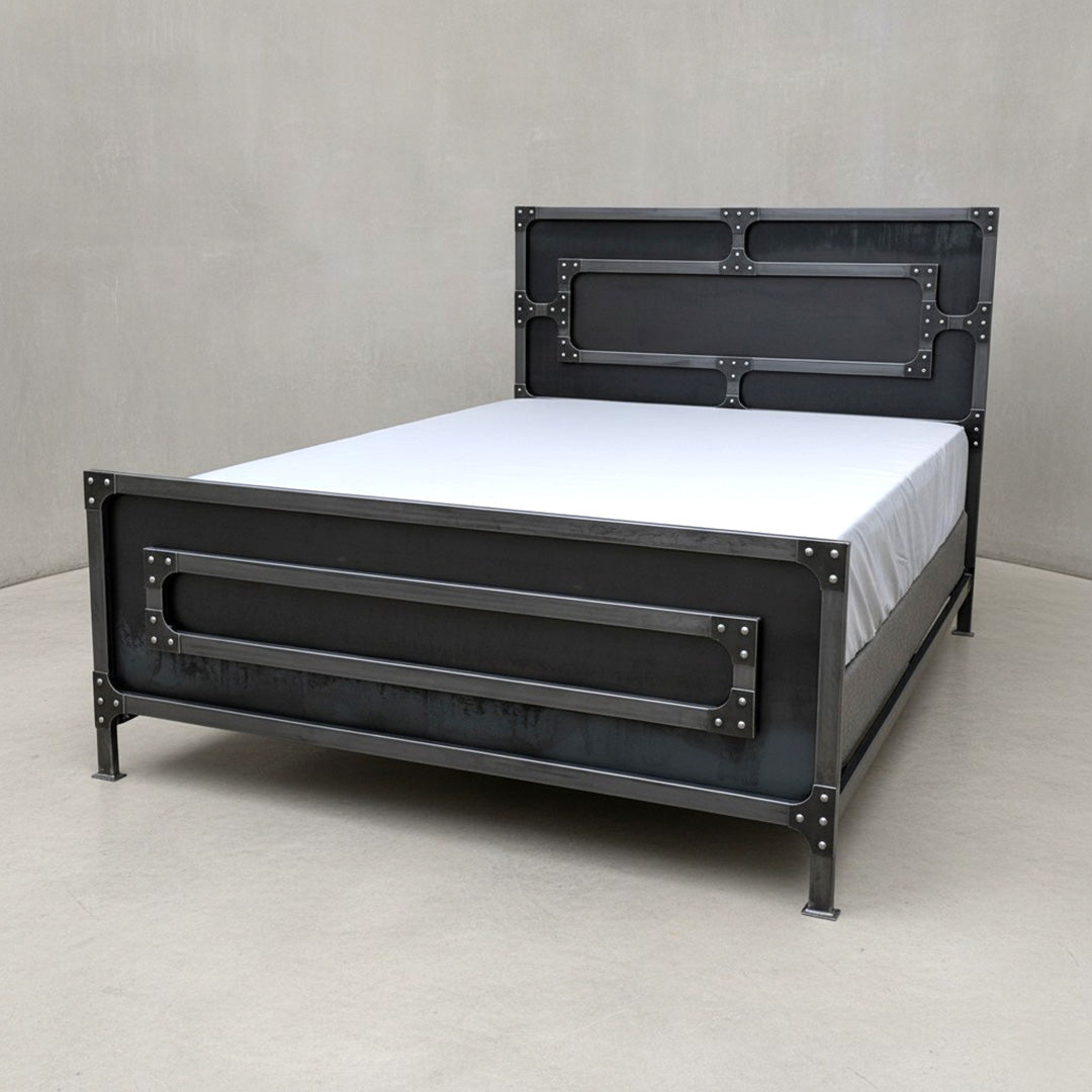 GrandView Bed – Modern Industrial Furniture