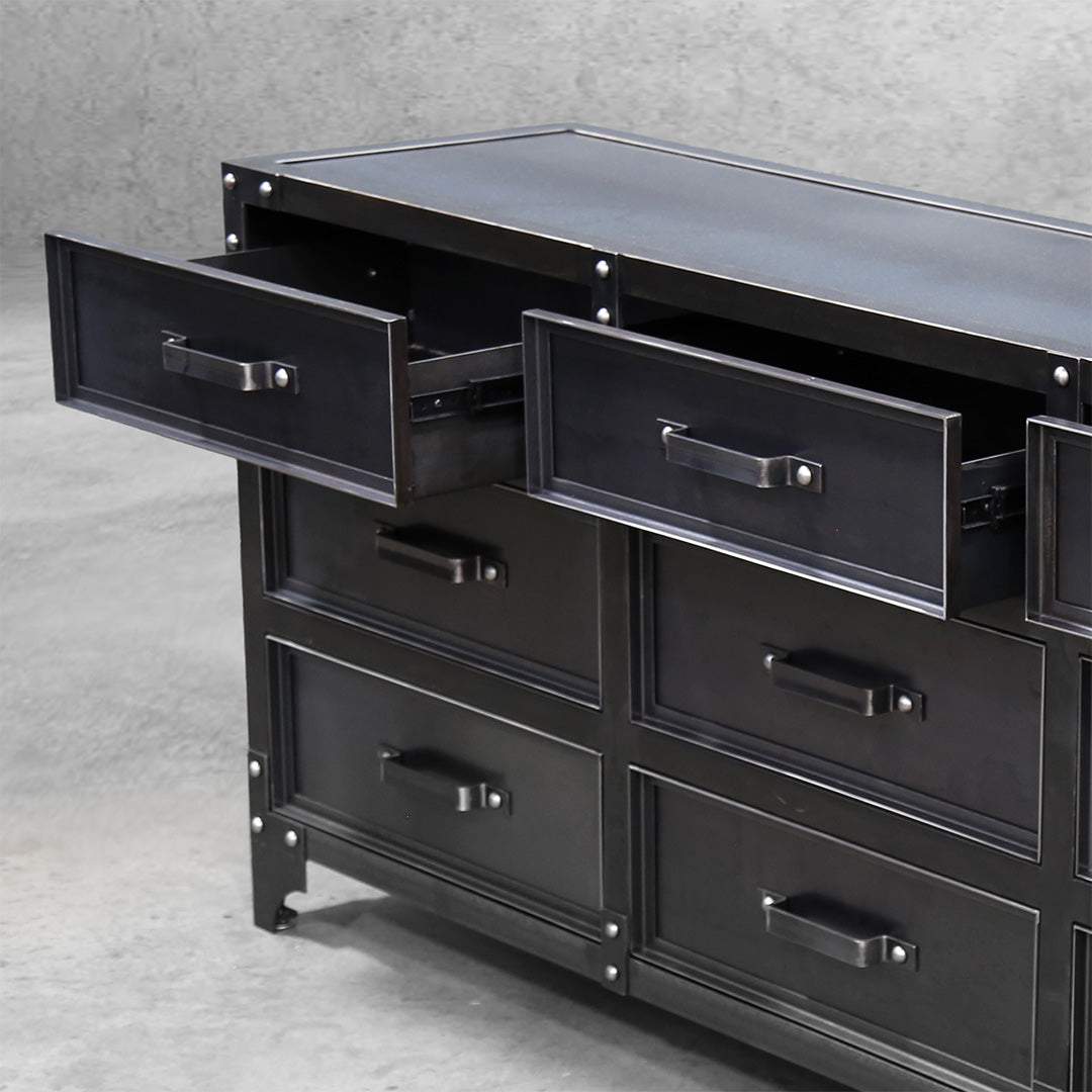 GrandView 9-Drawer Industrial Dresser – Modern Industrial Furniture