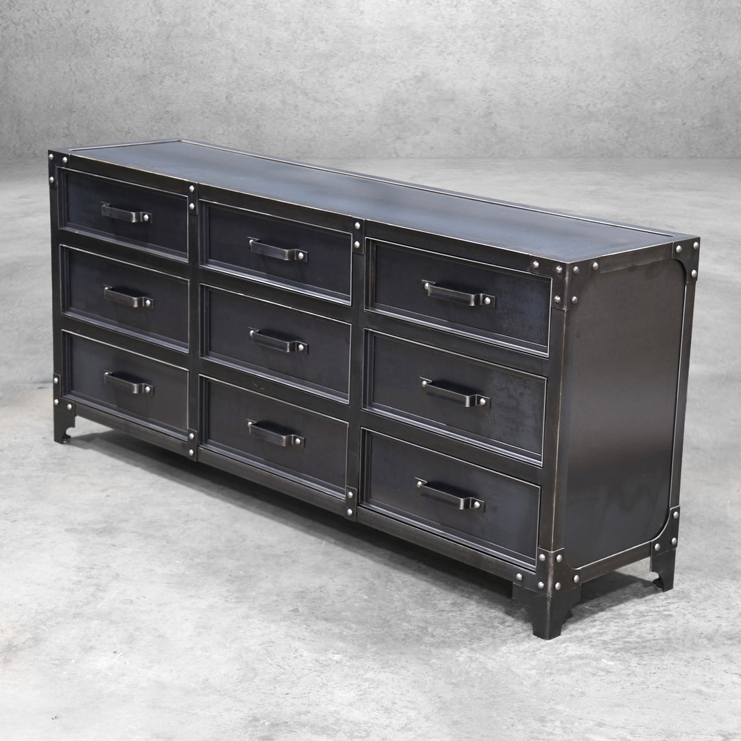 GrandView 9-Drawer Industrial Dresser – Modern Industrial Furniture