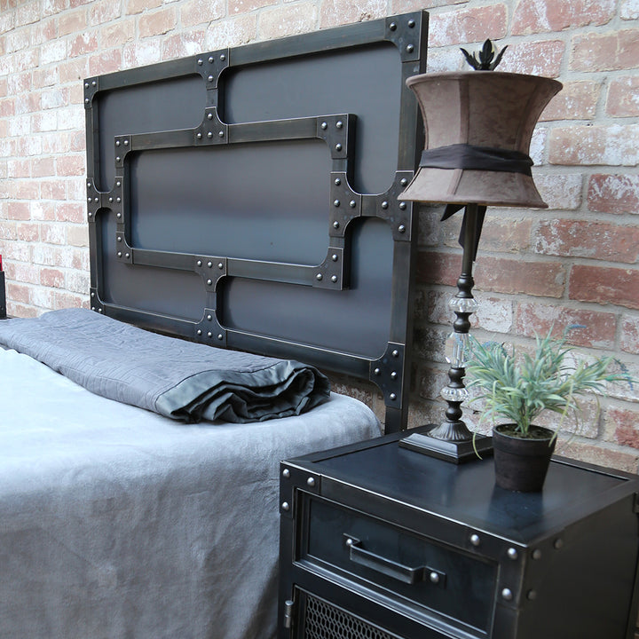 GrandView Bed – Modern Industrial Furniture