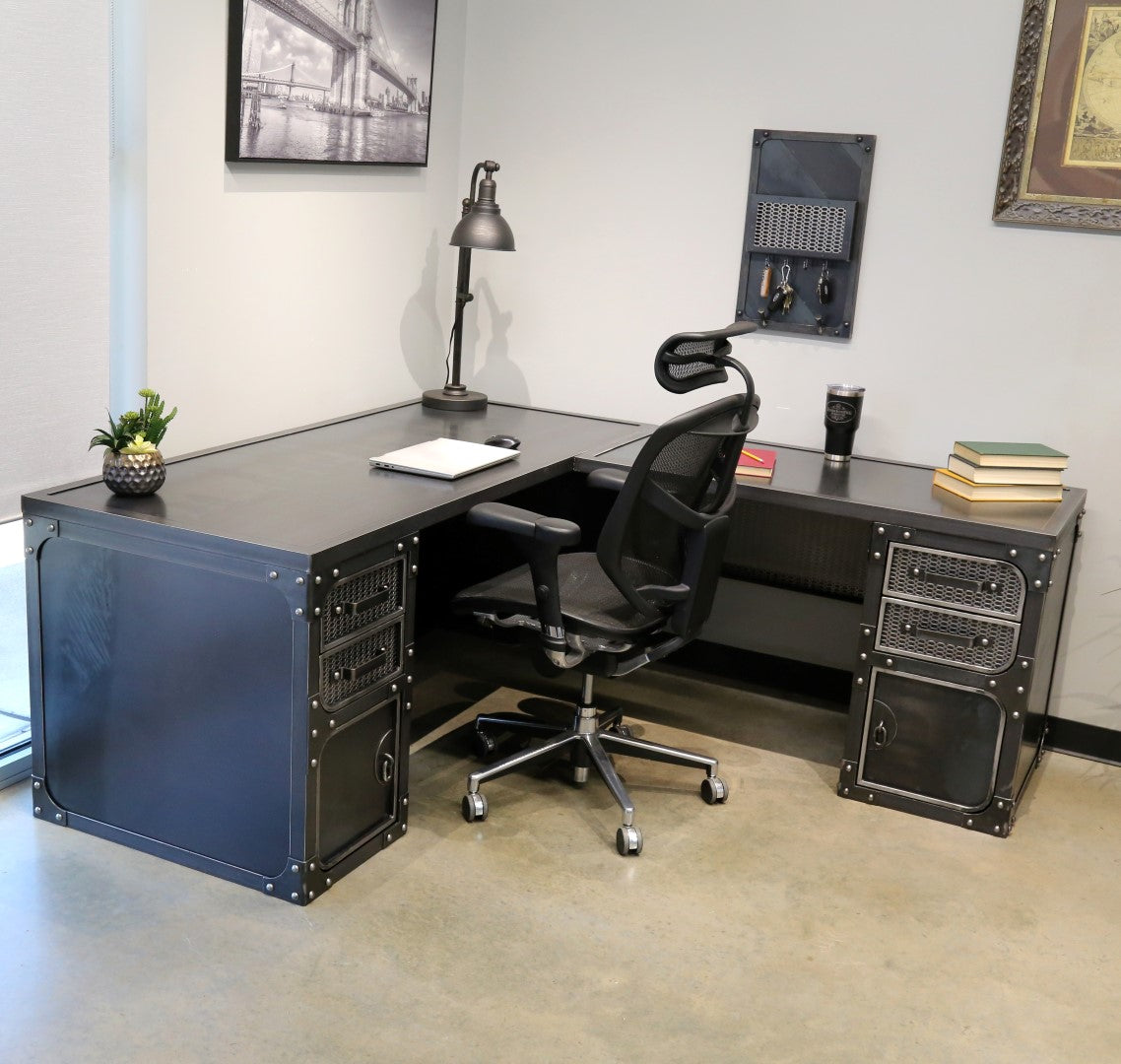 Steel Courier L-Desk