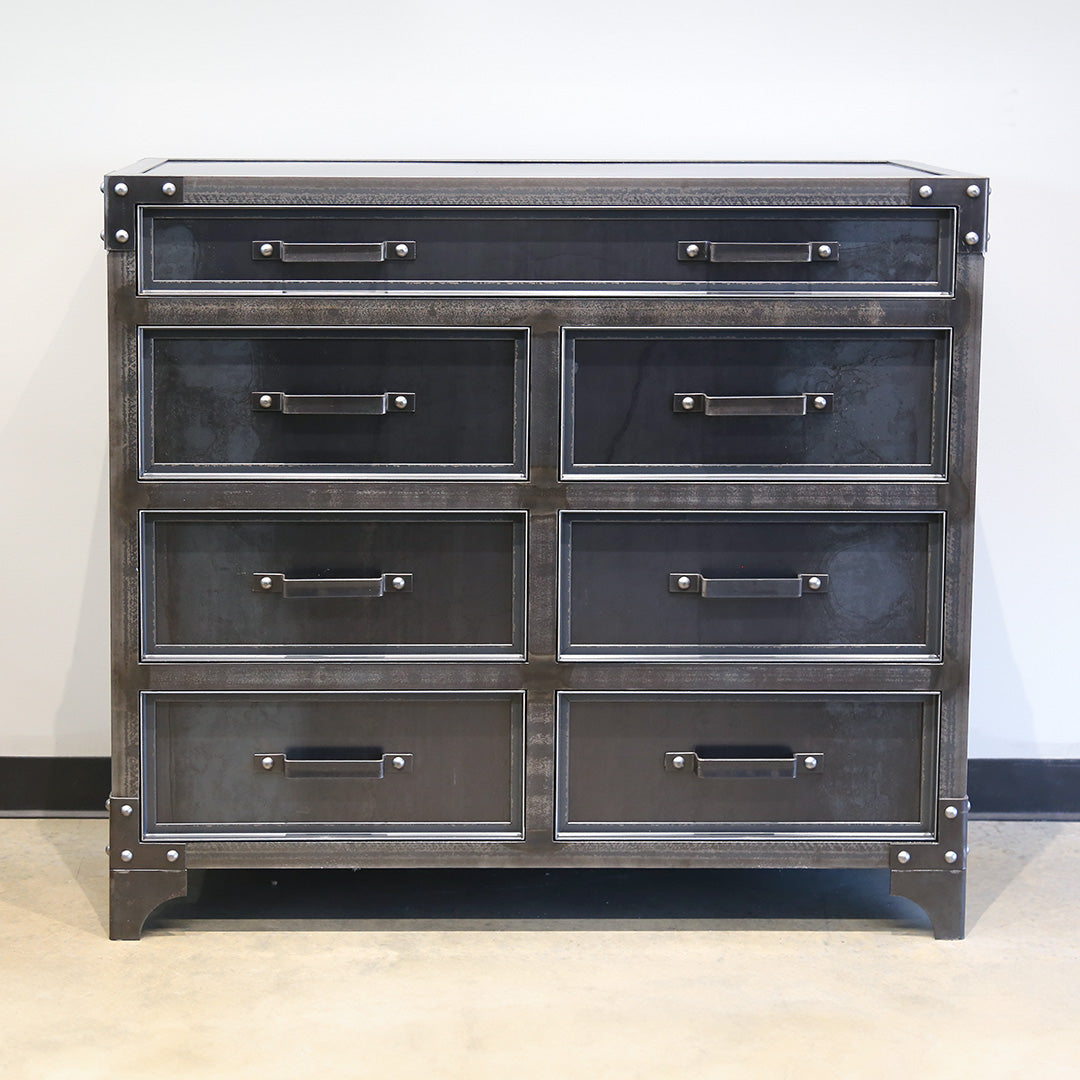 GrandView 5-Drawer Industrial Metal Dresser – Modern Industrial Furniture