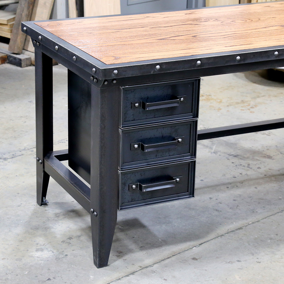 Machinist Tool Desk with Drawers