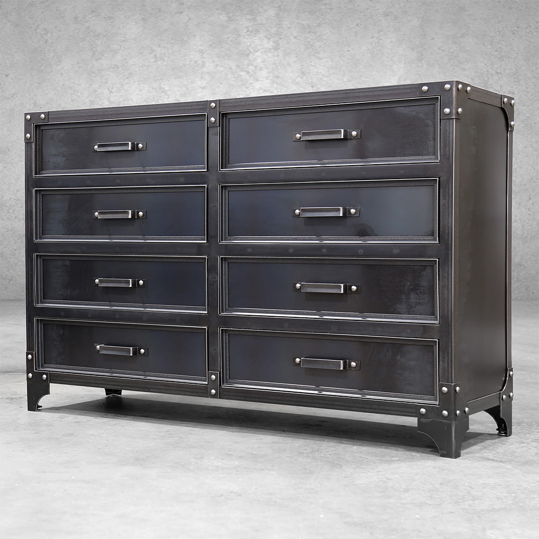 GrandView 8-Drawer Dresser – Modern Industrial Furniture