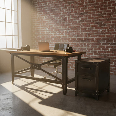 Machinist Desk with X-Brace