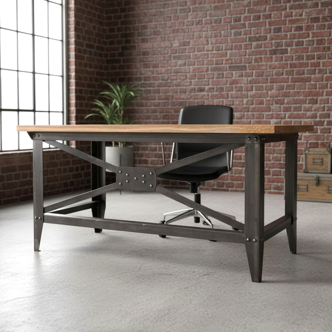 Machinist Desk with X-Brace