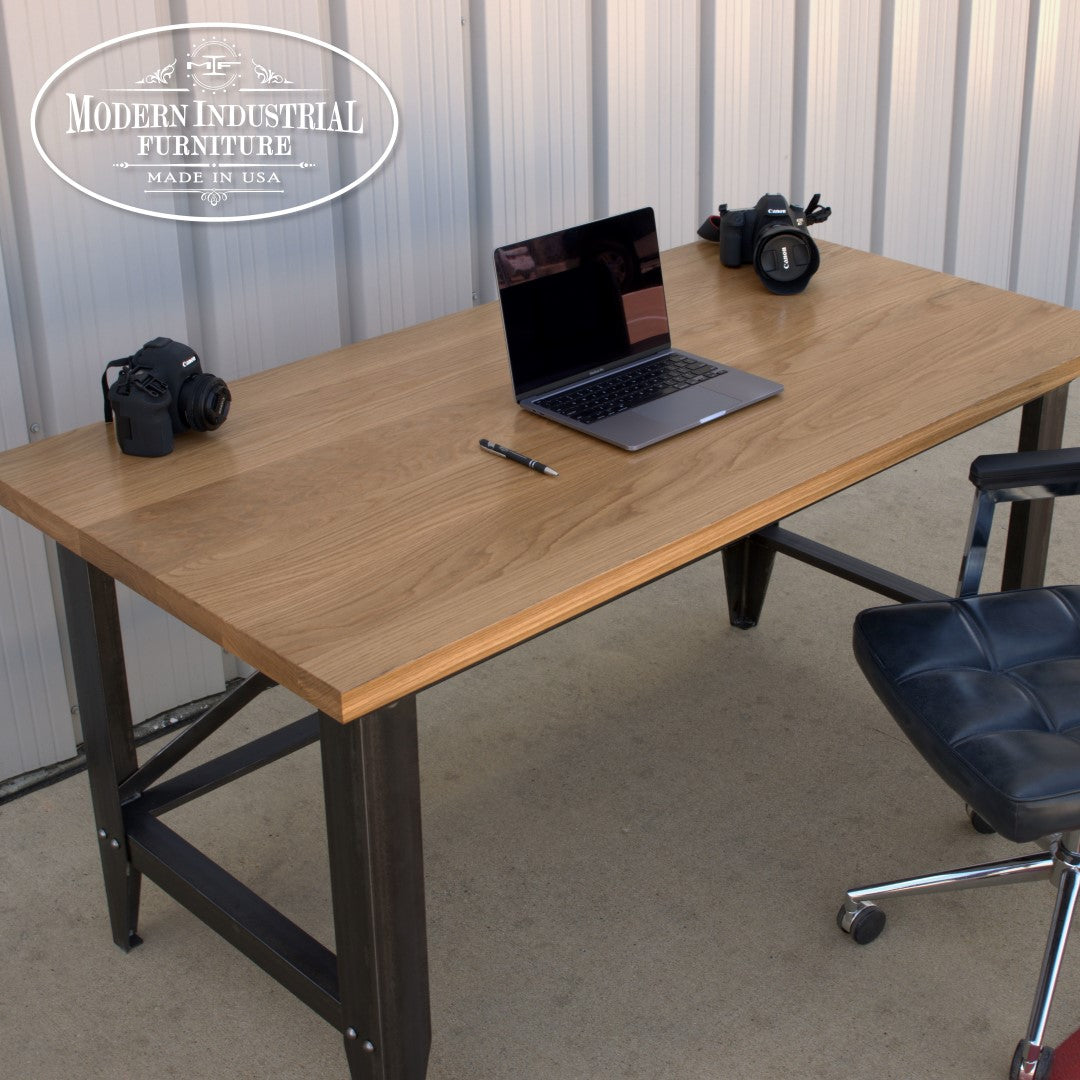 Machinist Desk with X-Brace