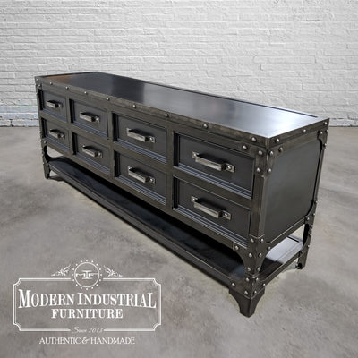 Dempsey Sofa Table - 8-drawer