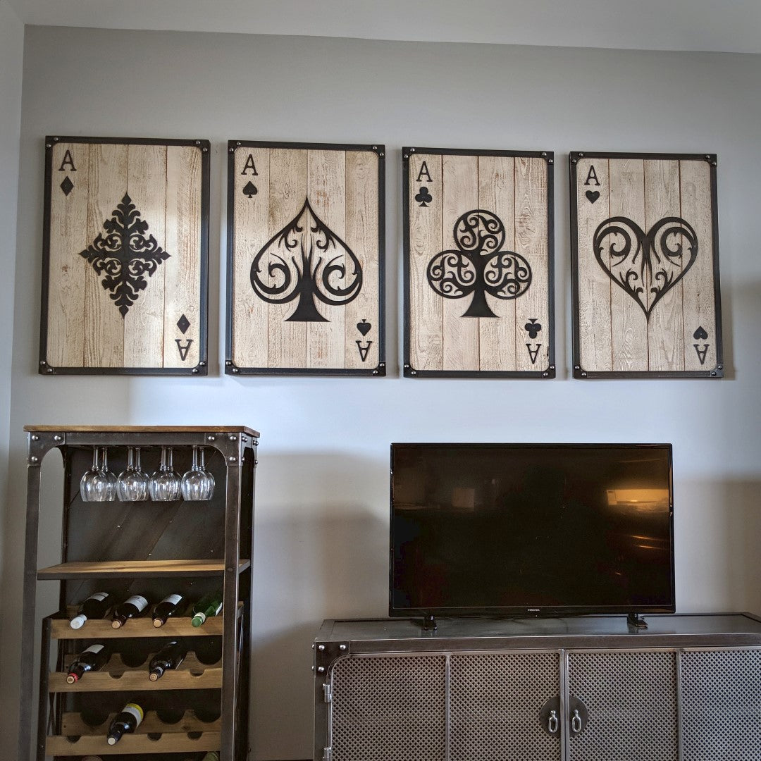 Set of Aces Wall Art