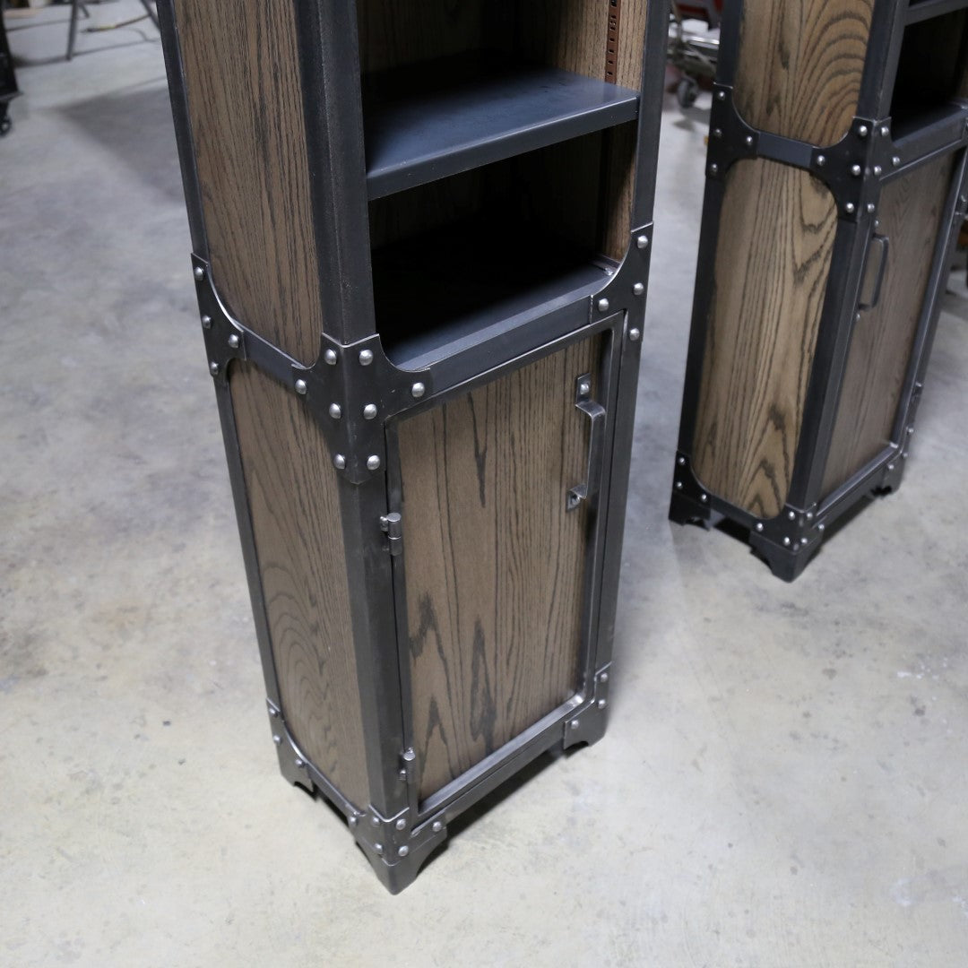 Wooden Modern Industrial Cabinet