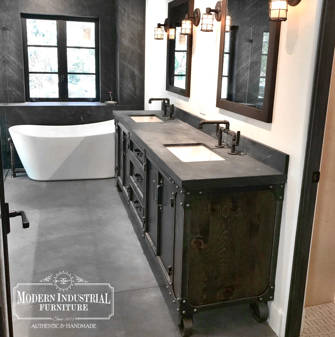 Modern Industrial Bathroom Vanity - Anvil – Modern Industrial Furniture