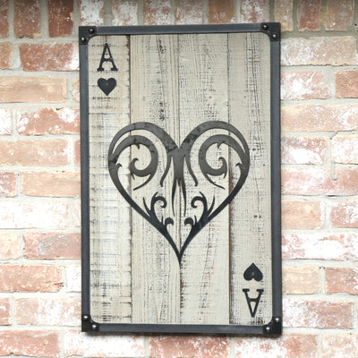 Ace of Hearts Wall Art