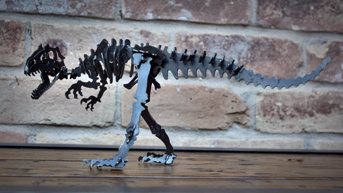 Metal Dinosaur - Allosaurus Fossil