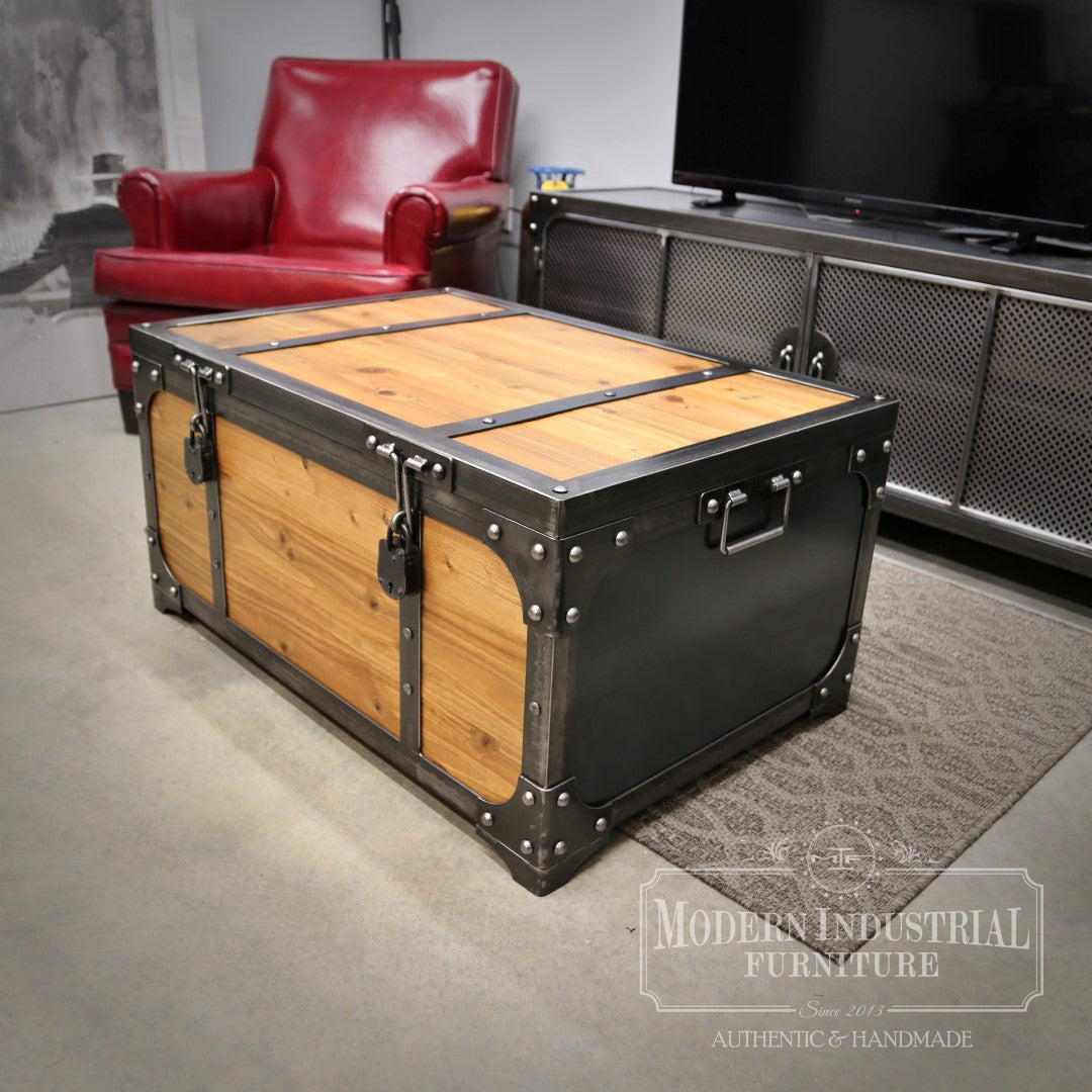 Steamer Trunk Coffee Table / On Display / Quickship