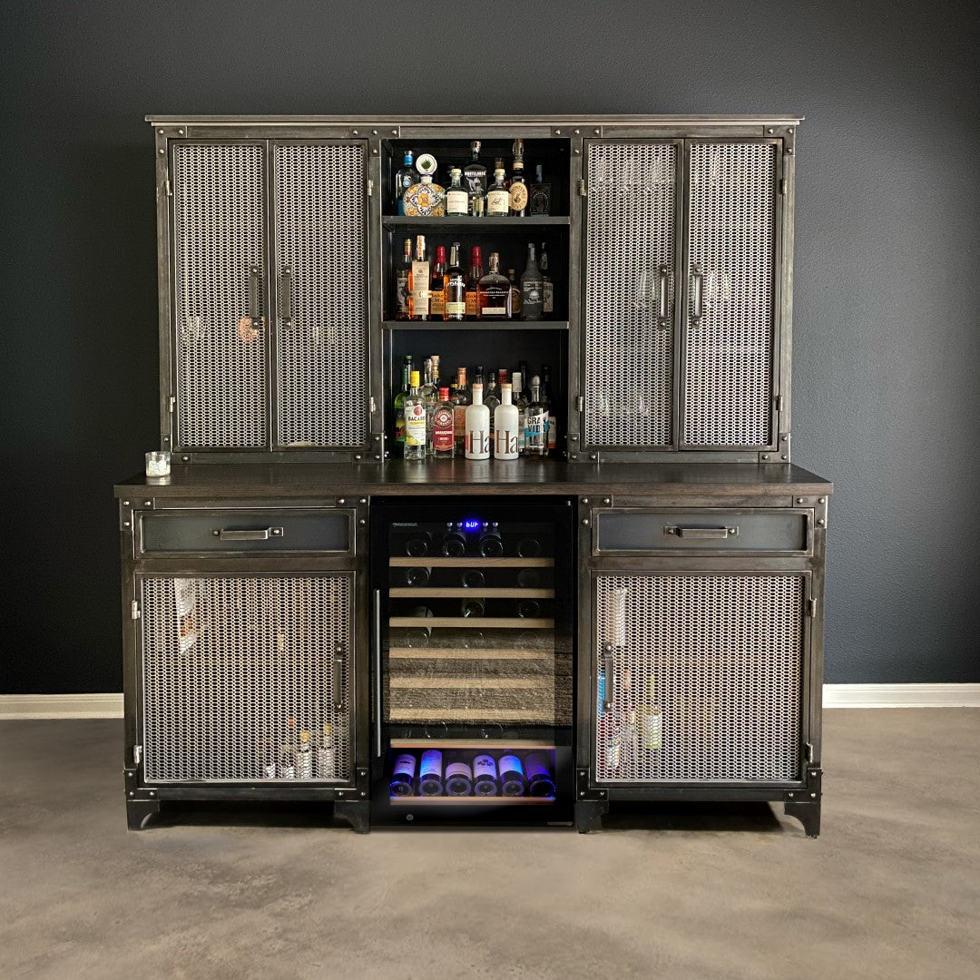 The Winehouse Liquor Cabinet Bar Hutch
