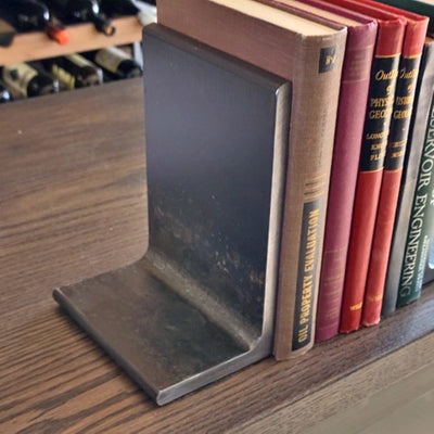 8-in Angle Iron Bookends