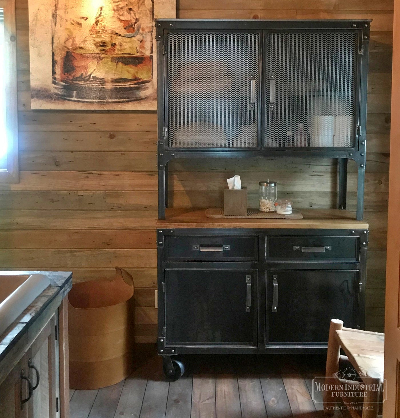 Cambridge Industrial Cabinet – Modern Industrial Furniture