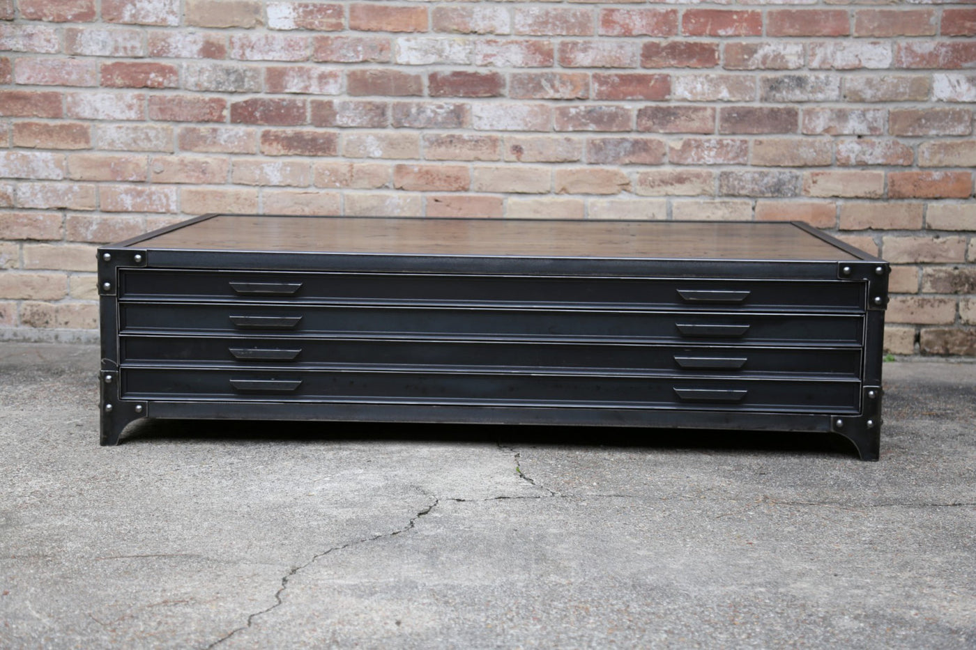 Flat File Industrial Coffee Table